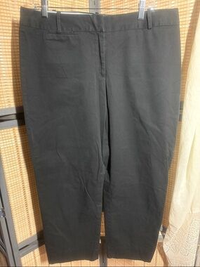 Talbots Black Curvy Mid-Rise Pants